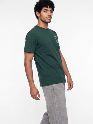 Polera Mountain Hombre Verde