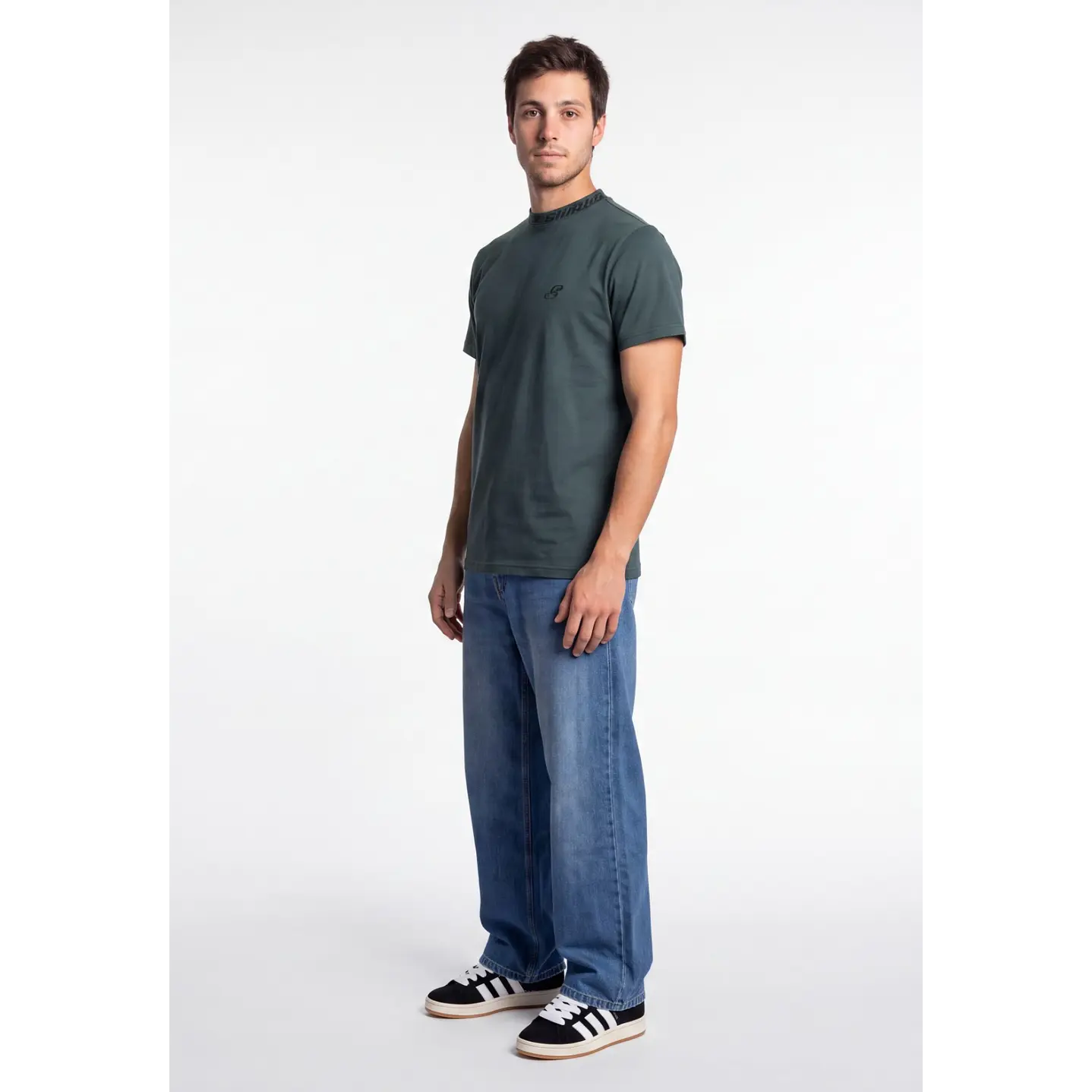 Polera Shadow Hombre Verde 3