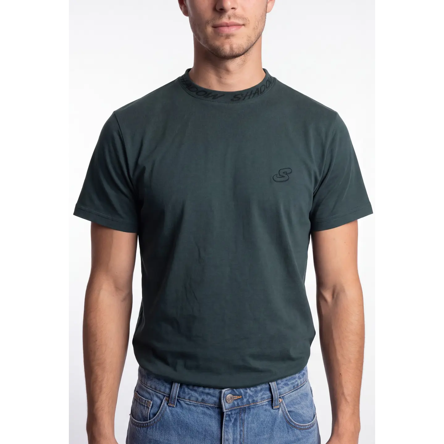 Polera Shadow Hombre Verde 4