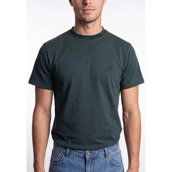 Polera Shadow Hombre Verde 4