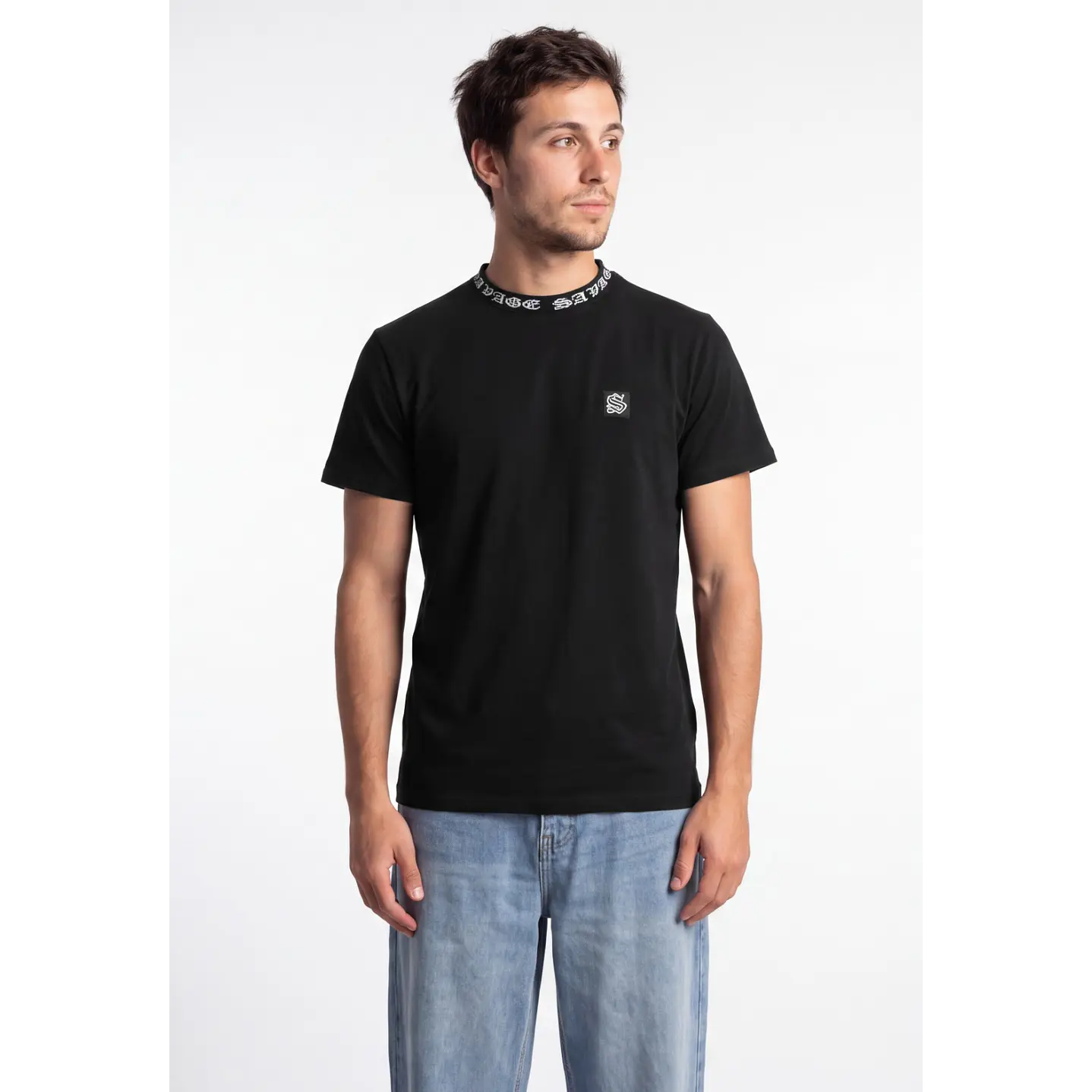 Polera Shadow Hombre Negro 4