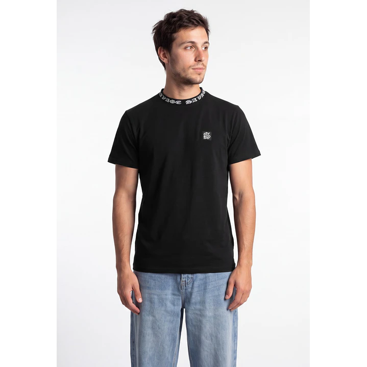 Polera Shadow Hombre Negro 4