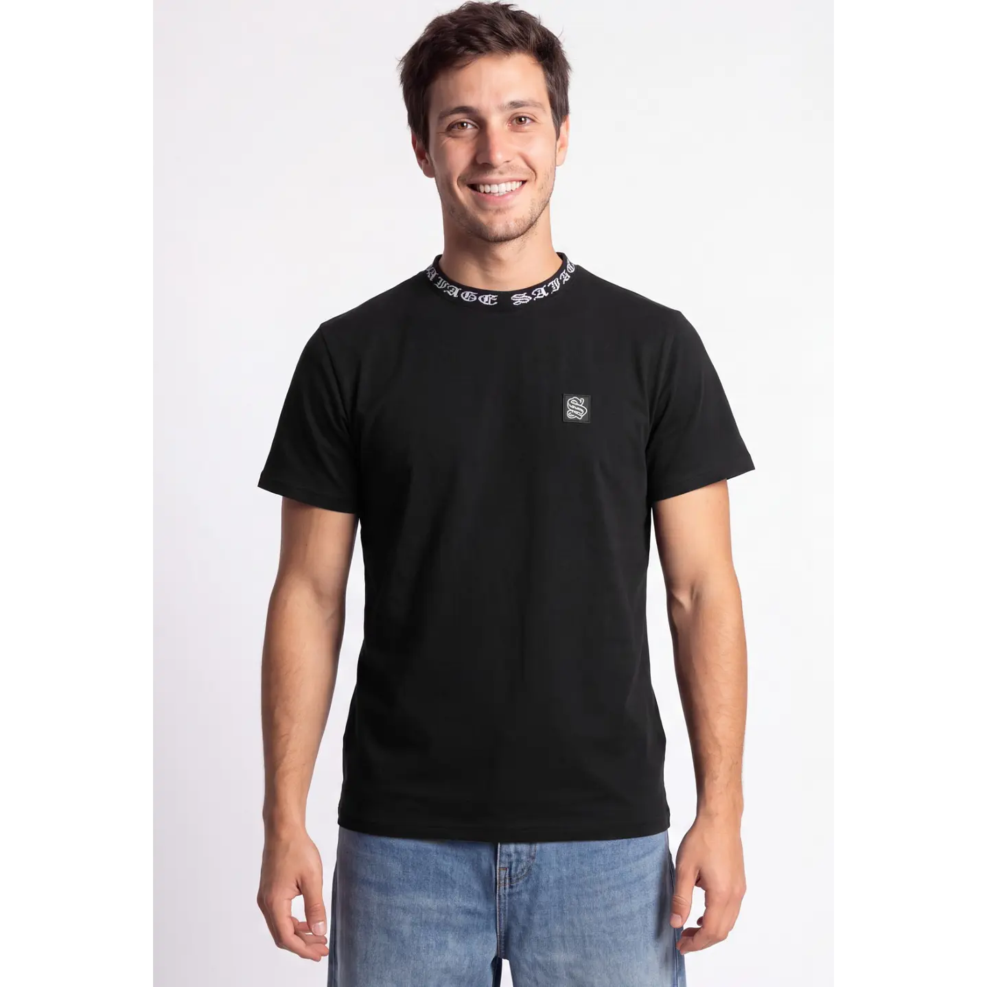 Polera Shadow Hombre Negro 1