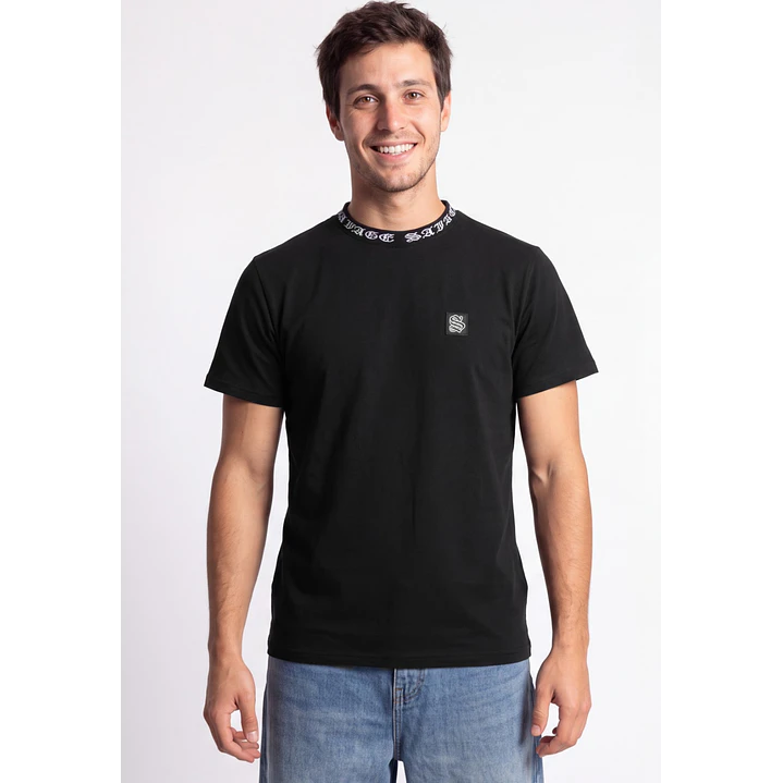 Polera Shadow Hombre Negro 1