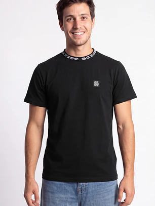 Polera Shadow Hombre Negro