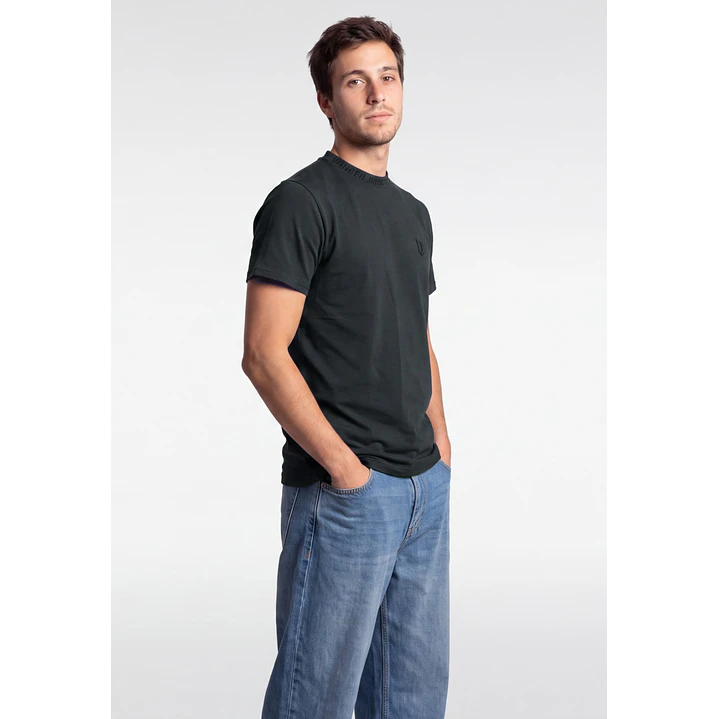 Polera Shadow Hombre Gris Melange 3