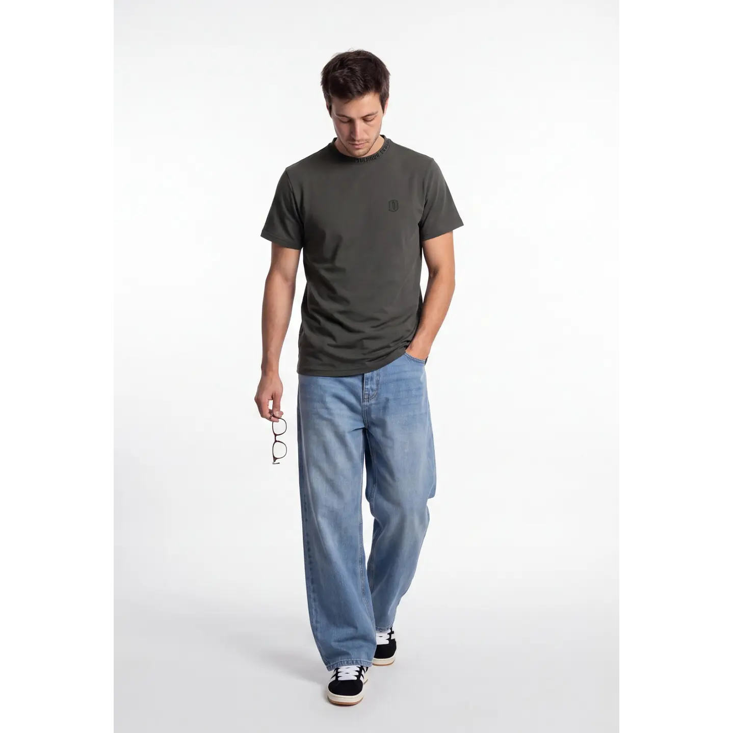 Polera Shadow Hombre Gris 1