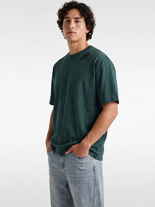 Polera Relieve 3D Relaxed Hombre Verde