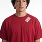 Polera Relieve 3D Relaxed Hombre Rojo - Miniatura 4
