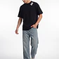 Polera Relieve 3D Relaxed Hombre Negro - Miniatura 3