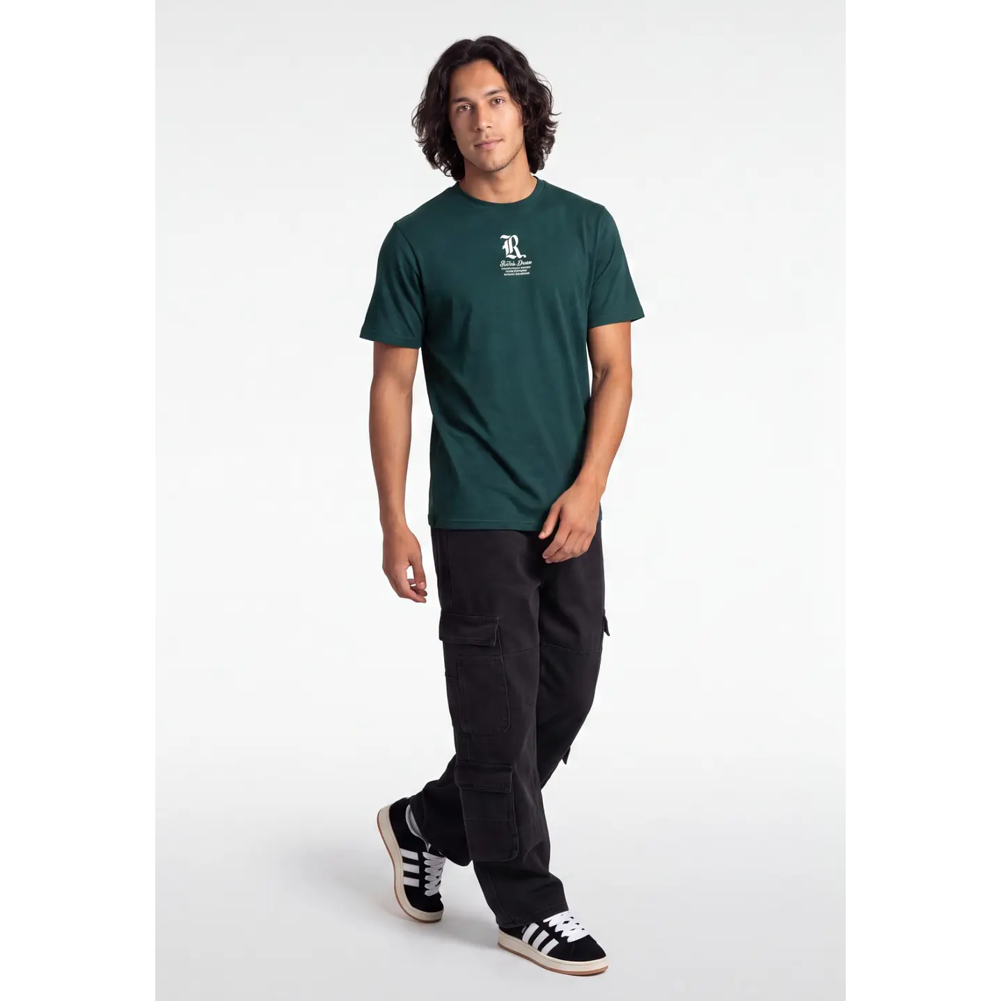 Polera British 3D Hombre Verde 3