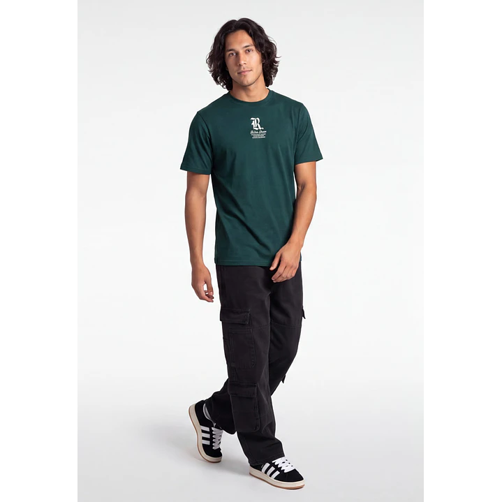 Polera British 3D Hombre Verde 3