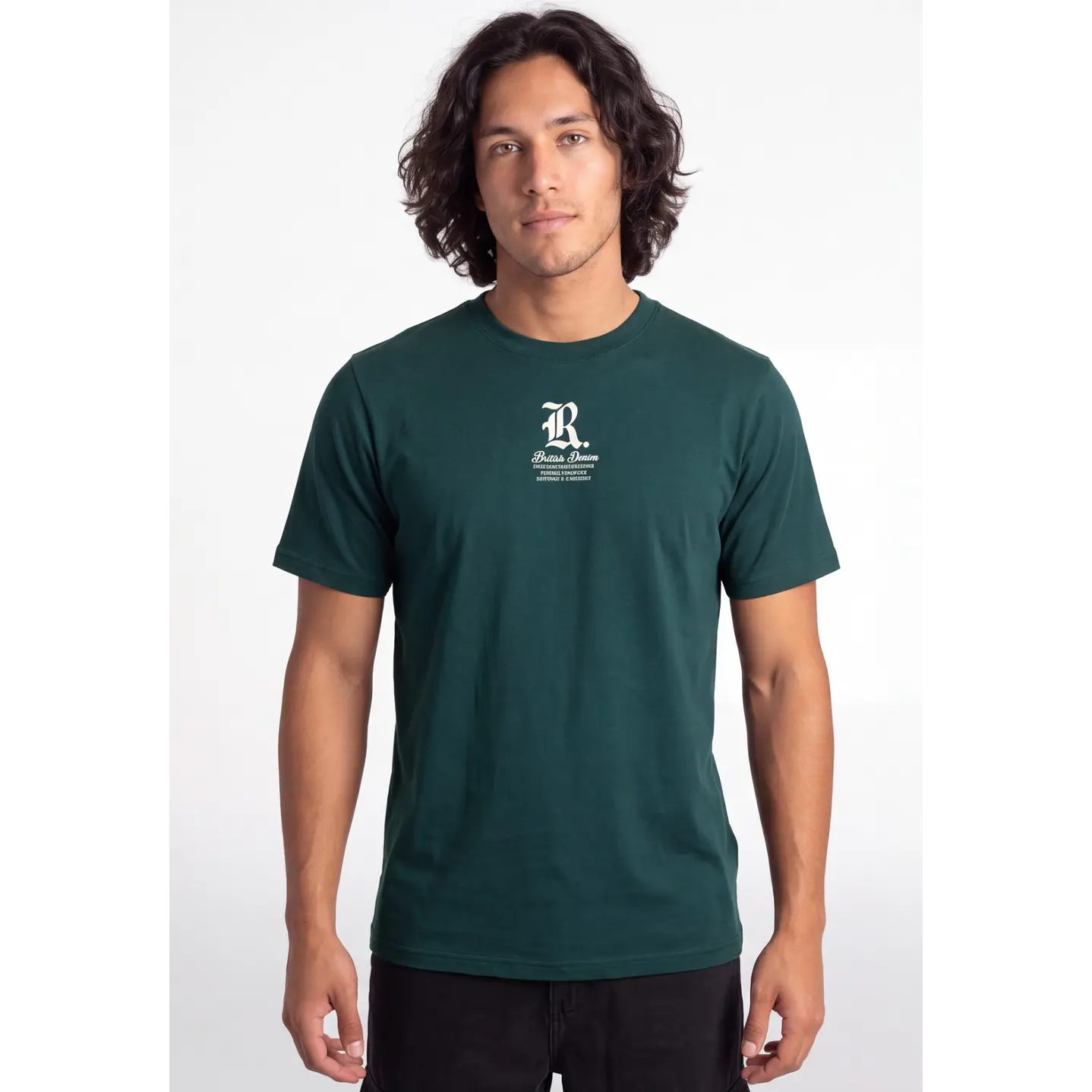Polera British 3D Hombre Verde 4