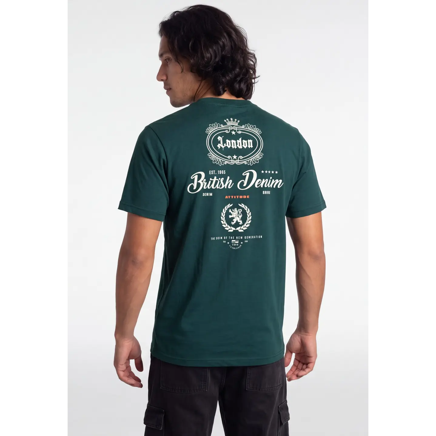 Polera British 3D Hombre Verde 1