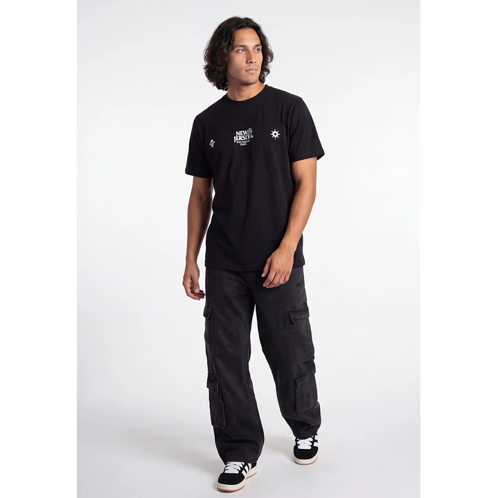 Polera New Jersey 3D Hombre Negro 2