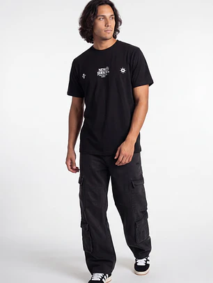 Polera New Jersey 3D Hombre Negro