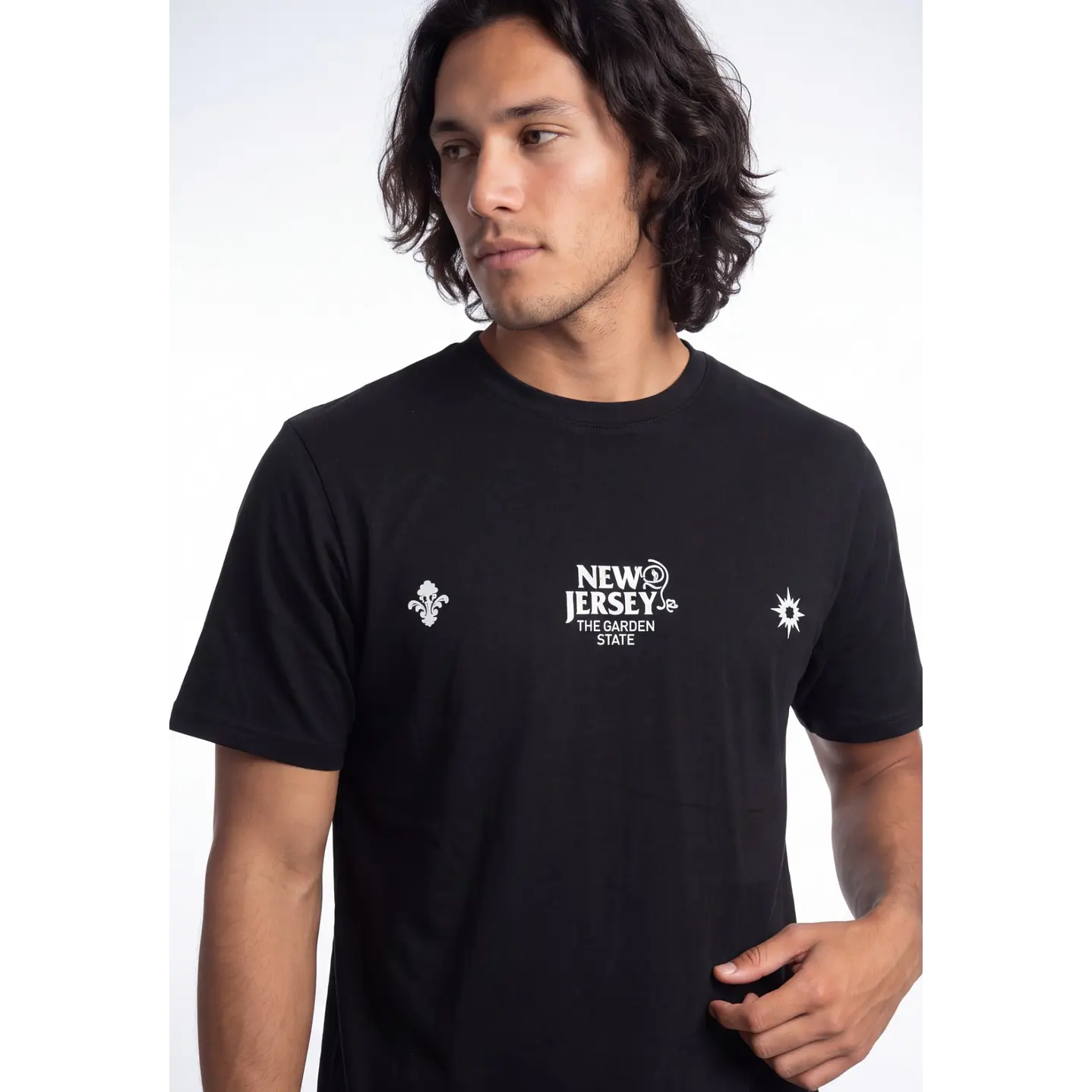 Polera New Jersey 3D Hombre Negro 4