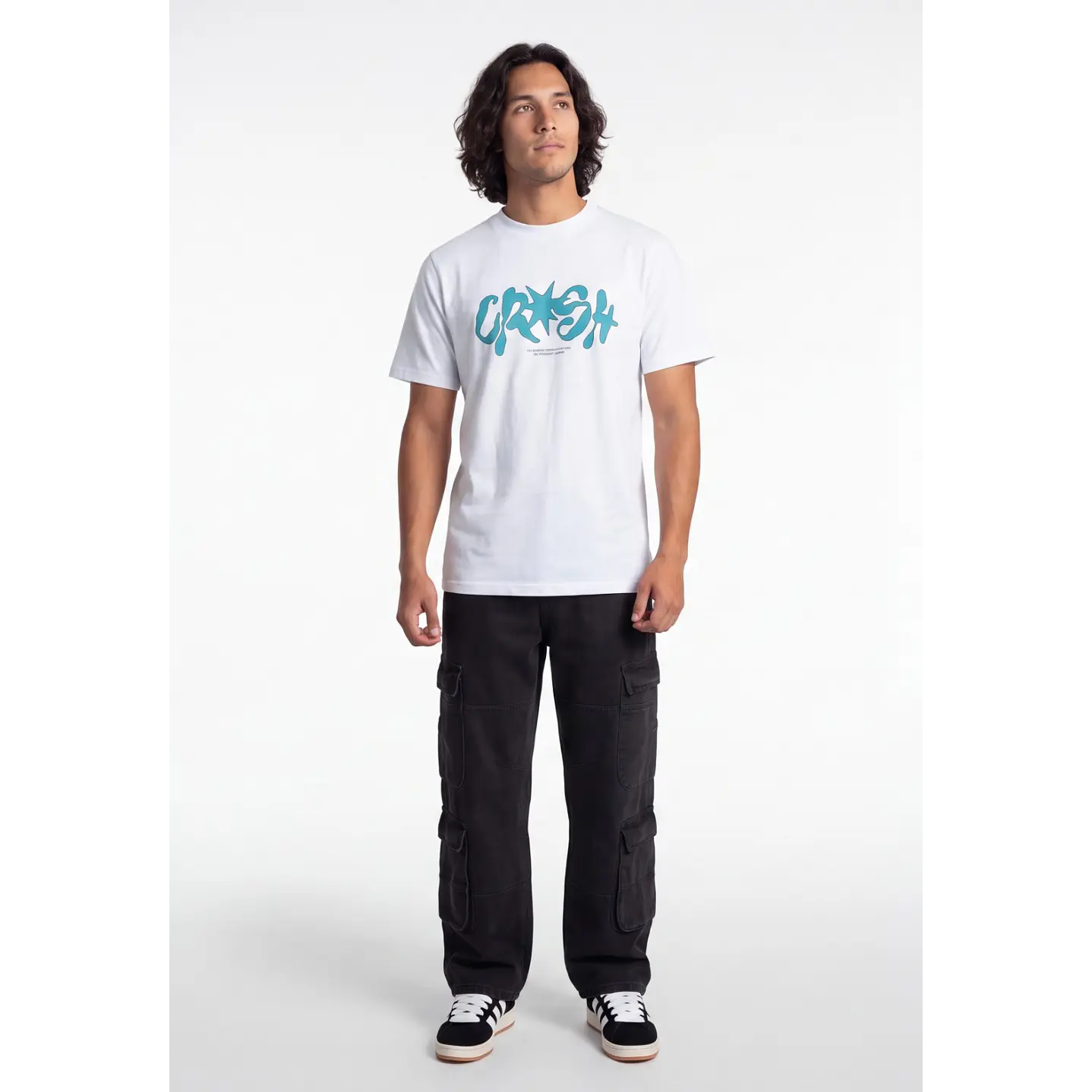 Polera Grosh 3D Hombre Blanco 3