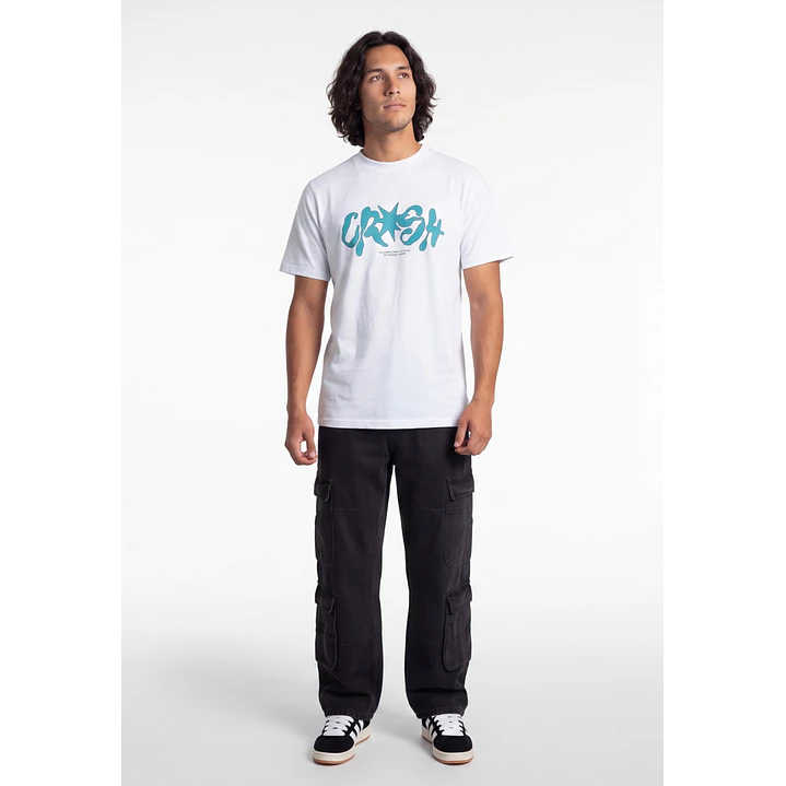 Polera Grosh 3D Hombre Blanco 3
