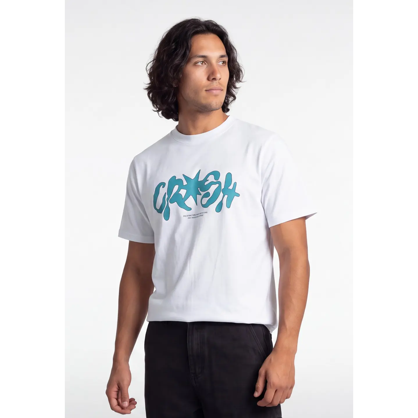 Polera Grosh 3D Hombre Blanco 1