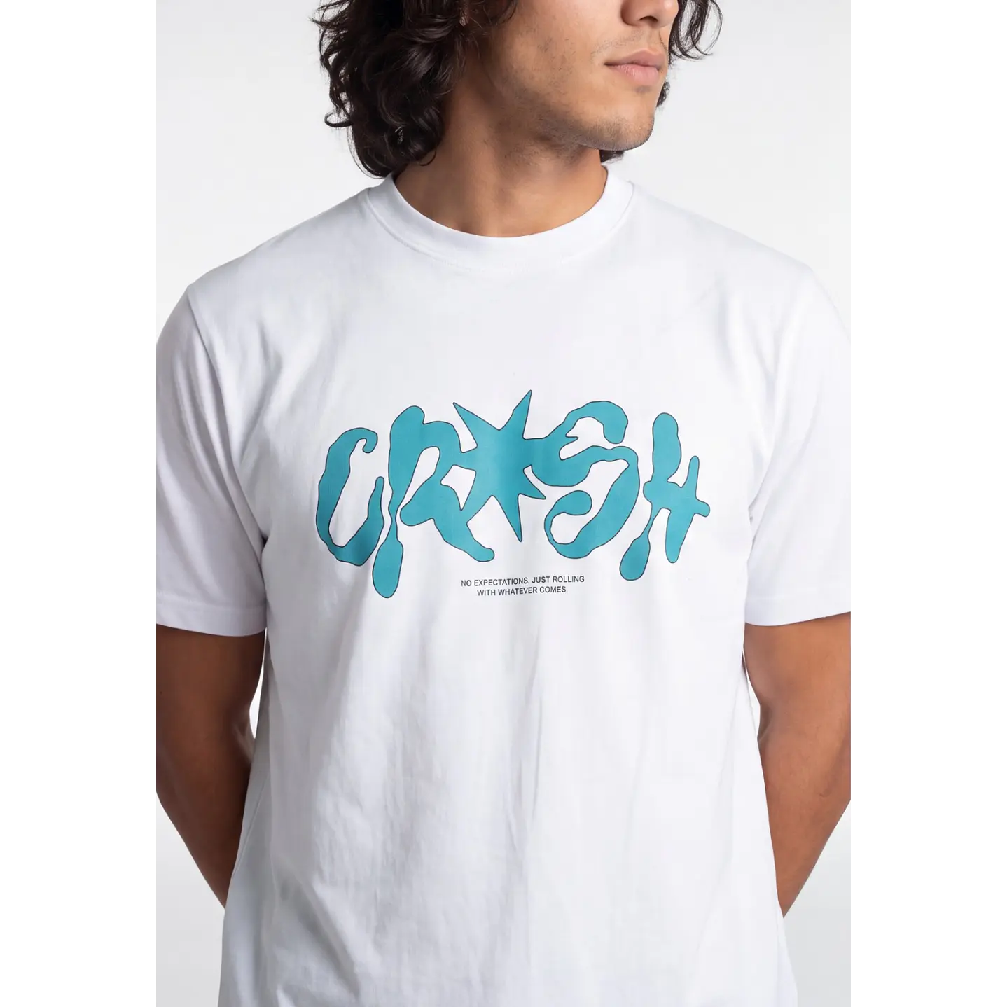 Polera Grosh 3D Hombre Blanco 4