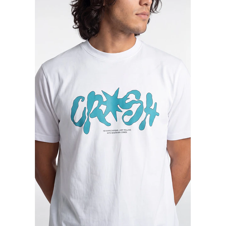 Polera Grosh 3D Hombre Blanco 4
