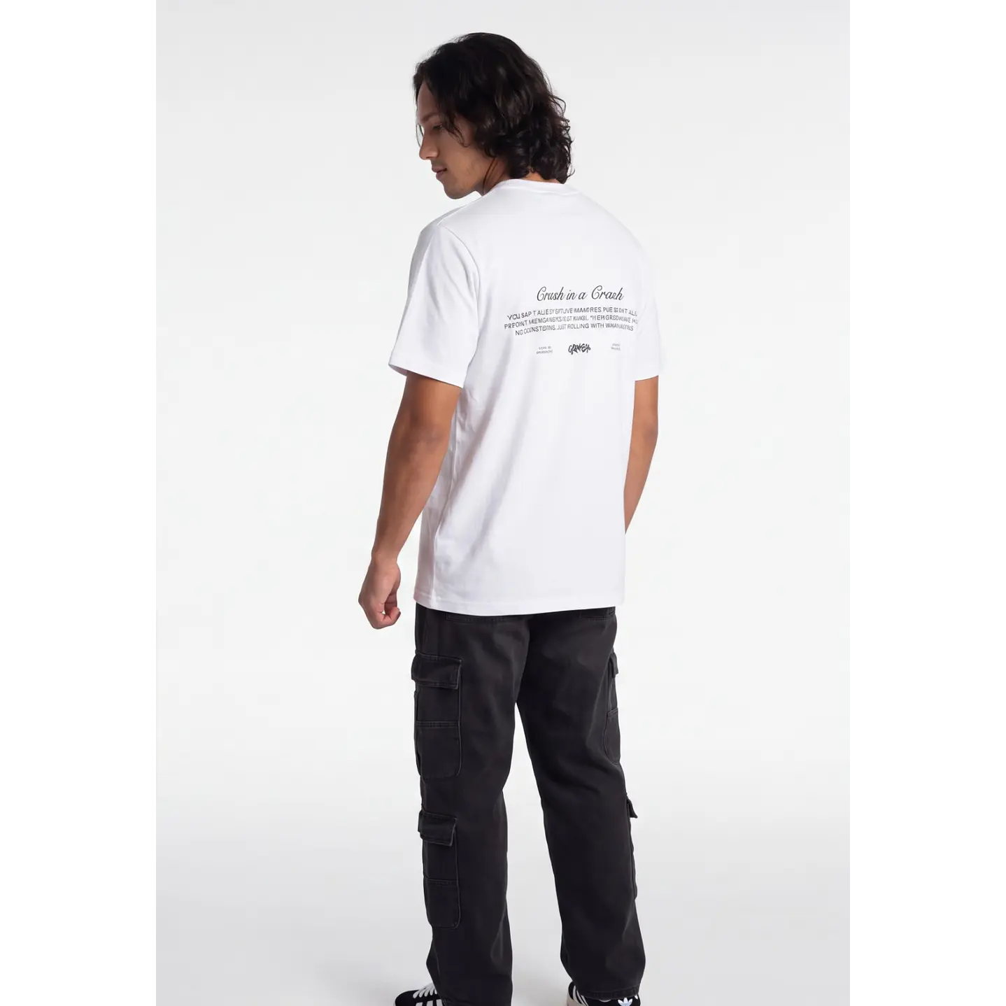 Polera Grosh 3D Hombre Blanco 2