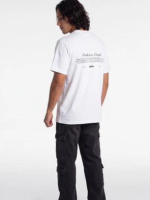 Polera Grosh 3D Hombre Blanco