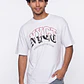 Polera Bi Color Hombre Blanco - Miniatura 1