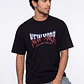 Polera Bi Color Hombre Negro - Miniatura 1