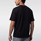 Polera Bi Color Hombre Negro - Miniatura 2