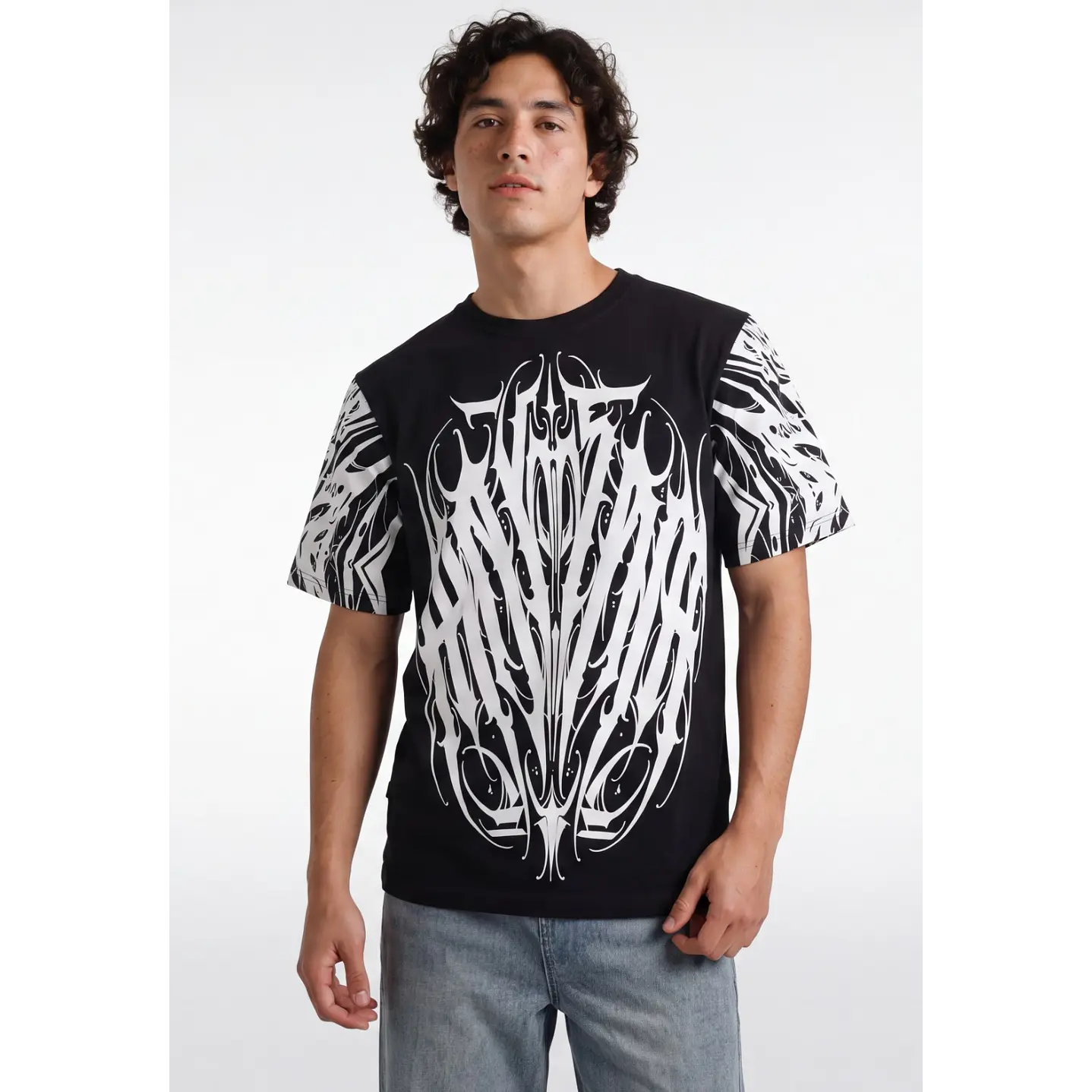 Polera Death Hombre Negro 2