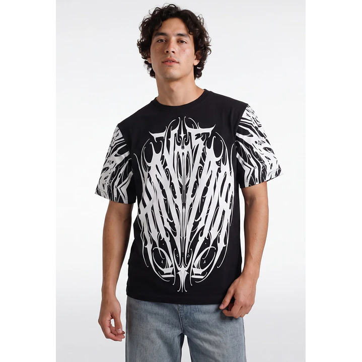 Polera Death Hombre Negro 2
