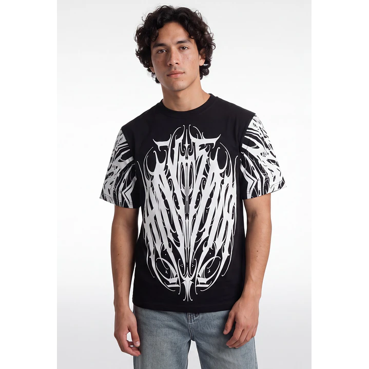 Polera Death Hombre Negro 4