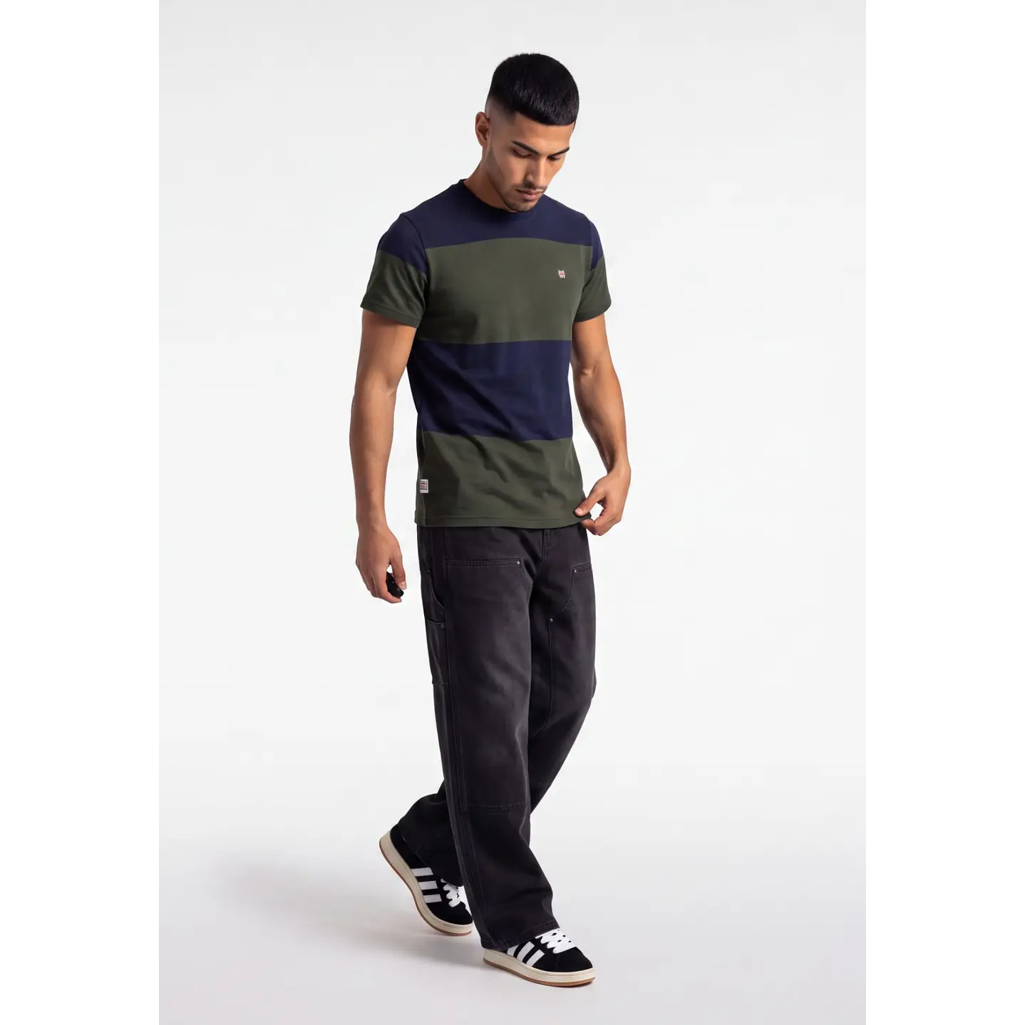 Polera Pique Regular Hombre Verde 3
