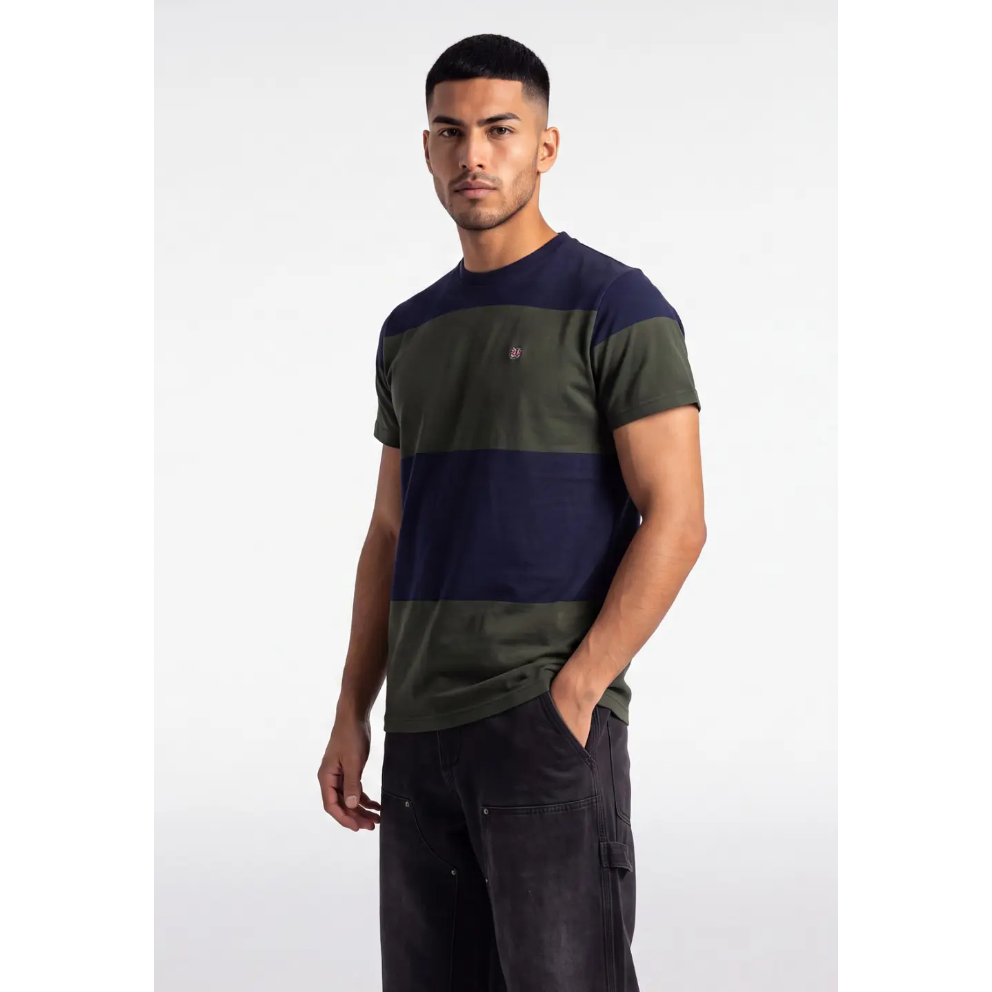 Polera Pique Regular Hombre Verde 1
