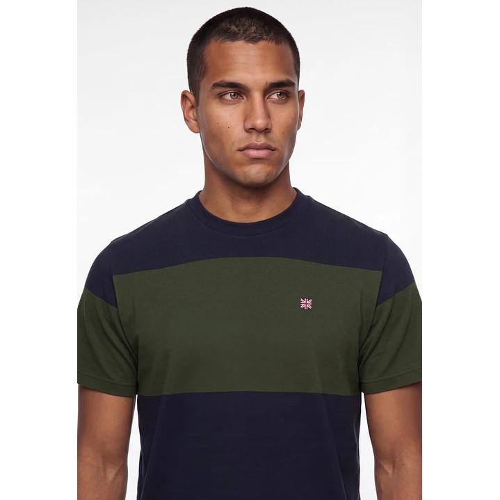 Polera Pique Regular Hombre Verde 4