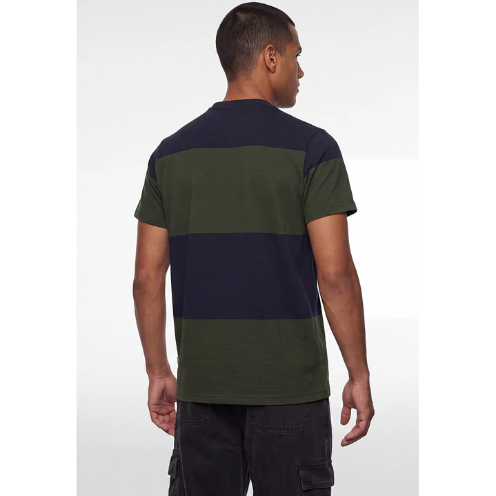 Polera Pique Regular Hombre Verde 2