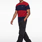 Polera Pique Regular Hombre Rojo - Miniatura 3