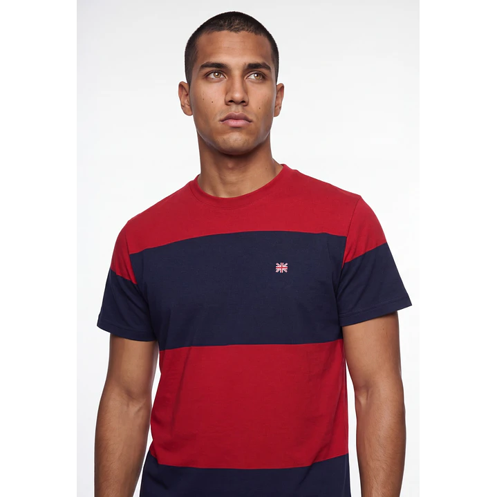 Polera Pique Regular Hombre Rojo 4