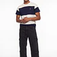Polera Pique Regular Hombre Azul - Miniatura 3
