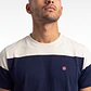 Polera Pique Regular Hombre Azul - Miniatura 4