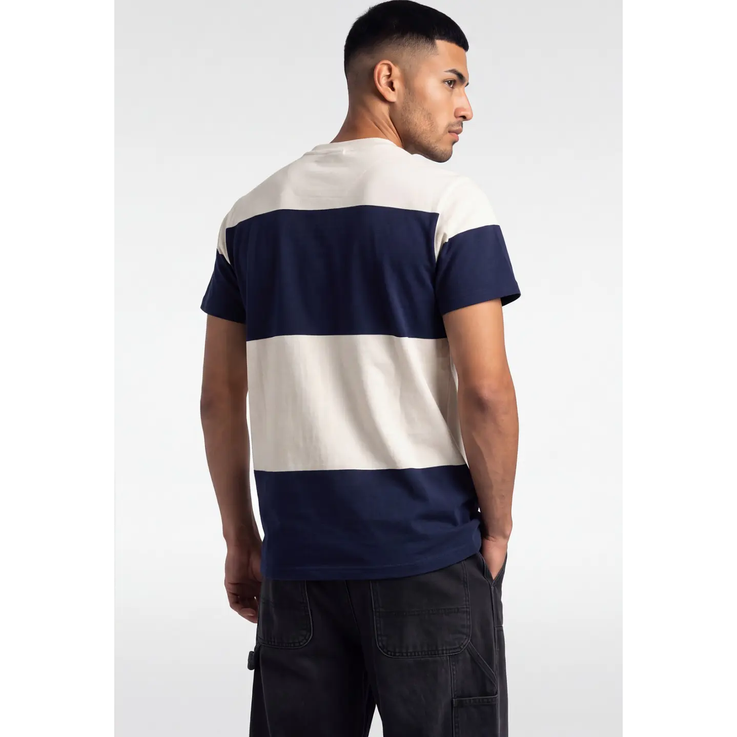 Polera Pique Regular Hombre Azul 2