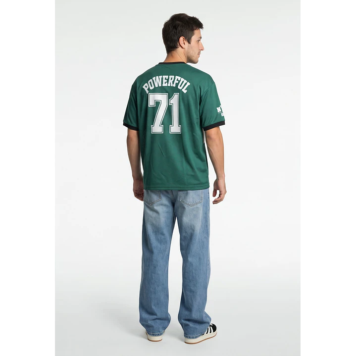 Polera College Hombre Verde 2