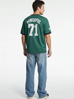 Polera College Hombre Verde