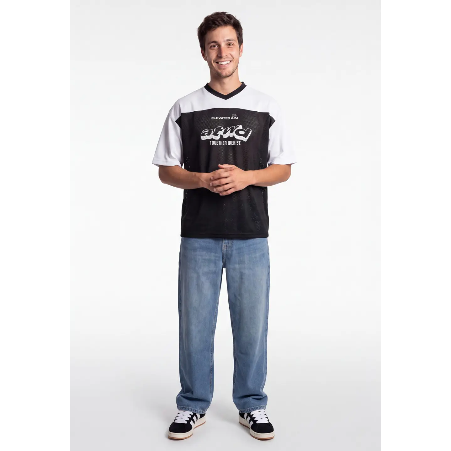 Polera Elevated Hombre Negro 3