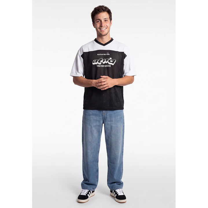 Polera Elevated Hombre Negro 3