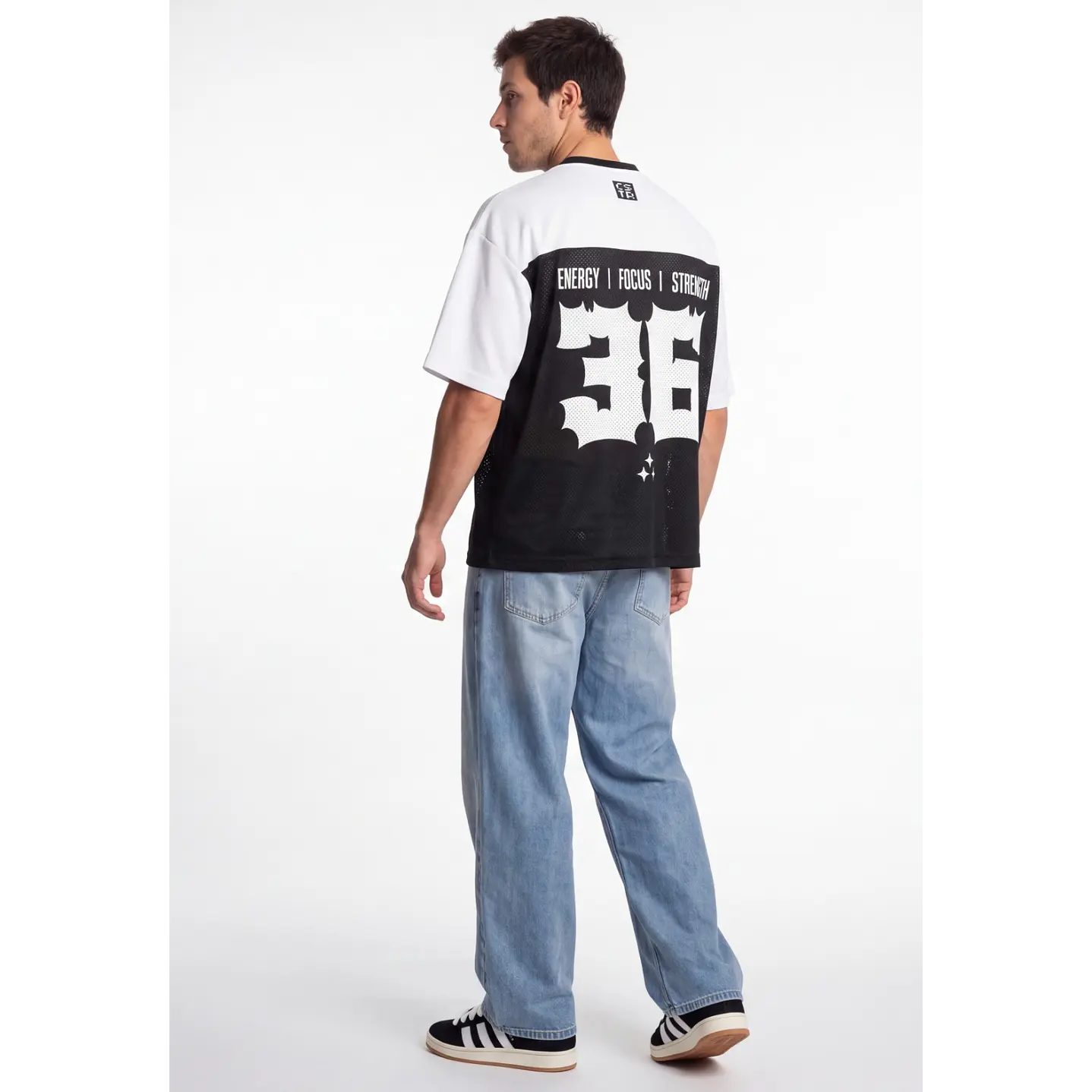 Polera Elevated Hombre Negro 2