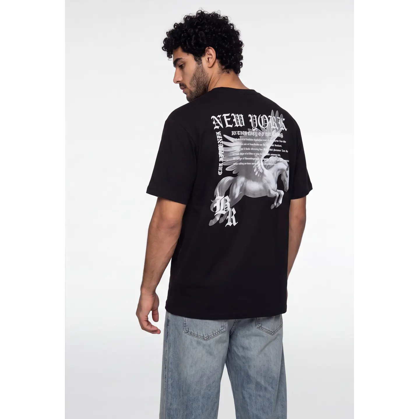 Polera NYC Hombre Negro 1