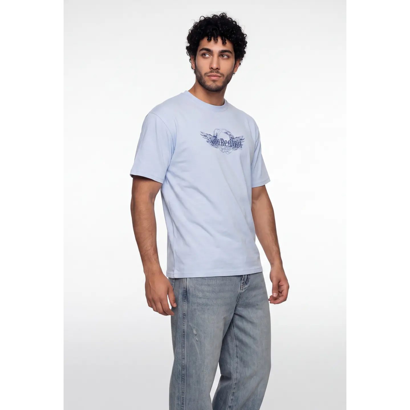 Polera Angeles Hombre Gris 2